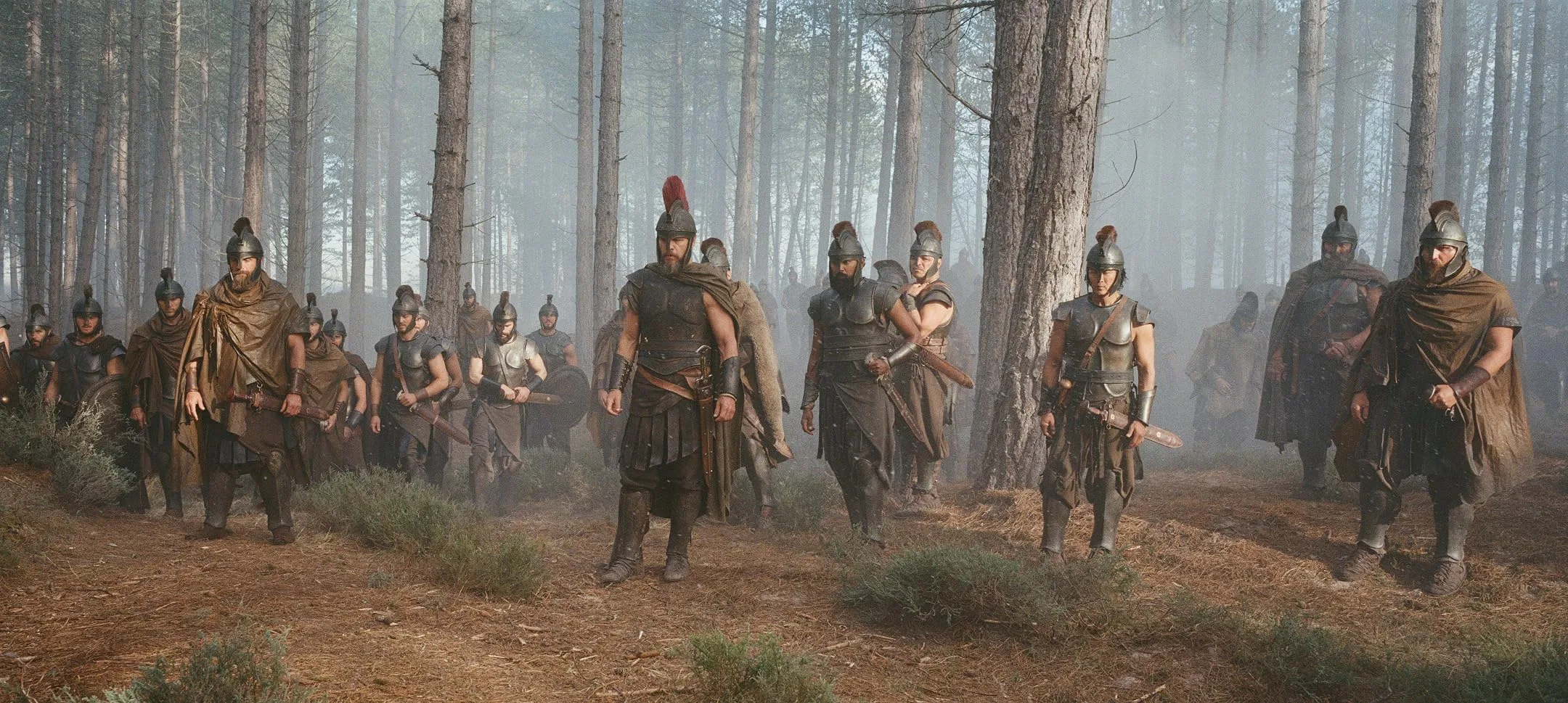 Matt Damon como Odisseu em A Odisseia, de Christopher Nolan, filmado em IMAX 70mm