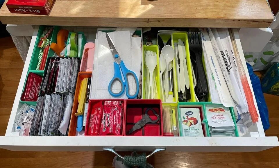 Gridfinity kitchen organization example