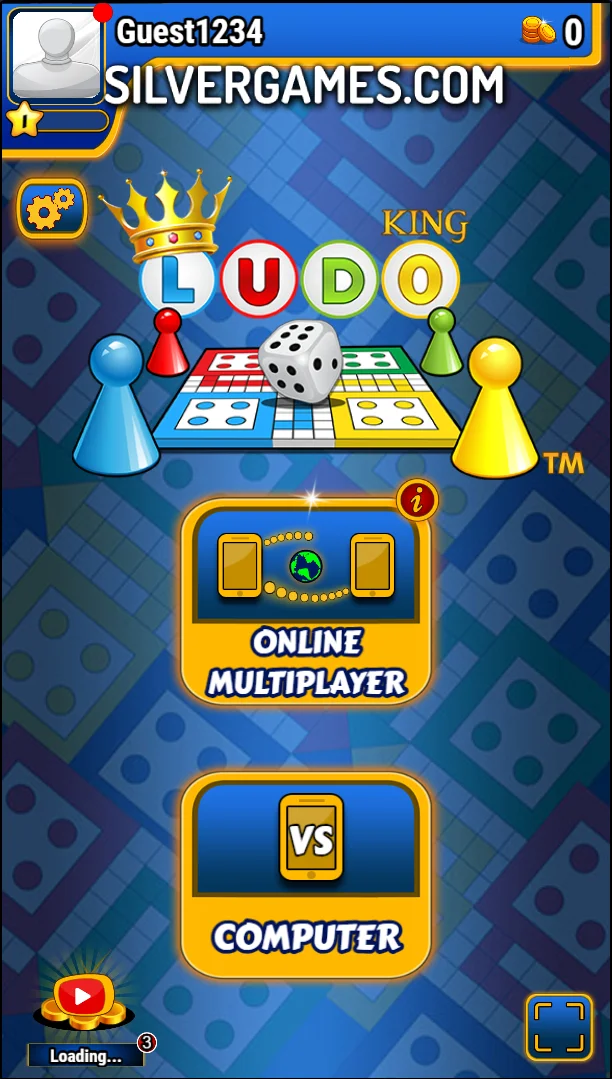 Ludo King board game digital interface