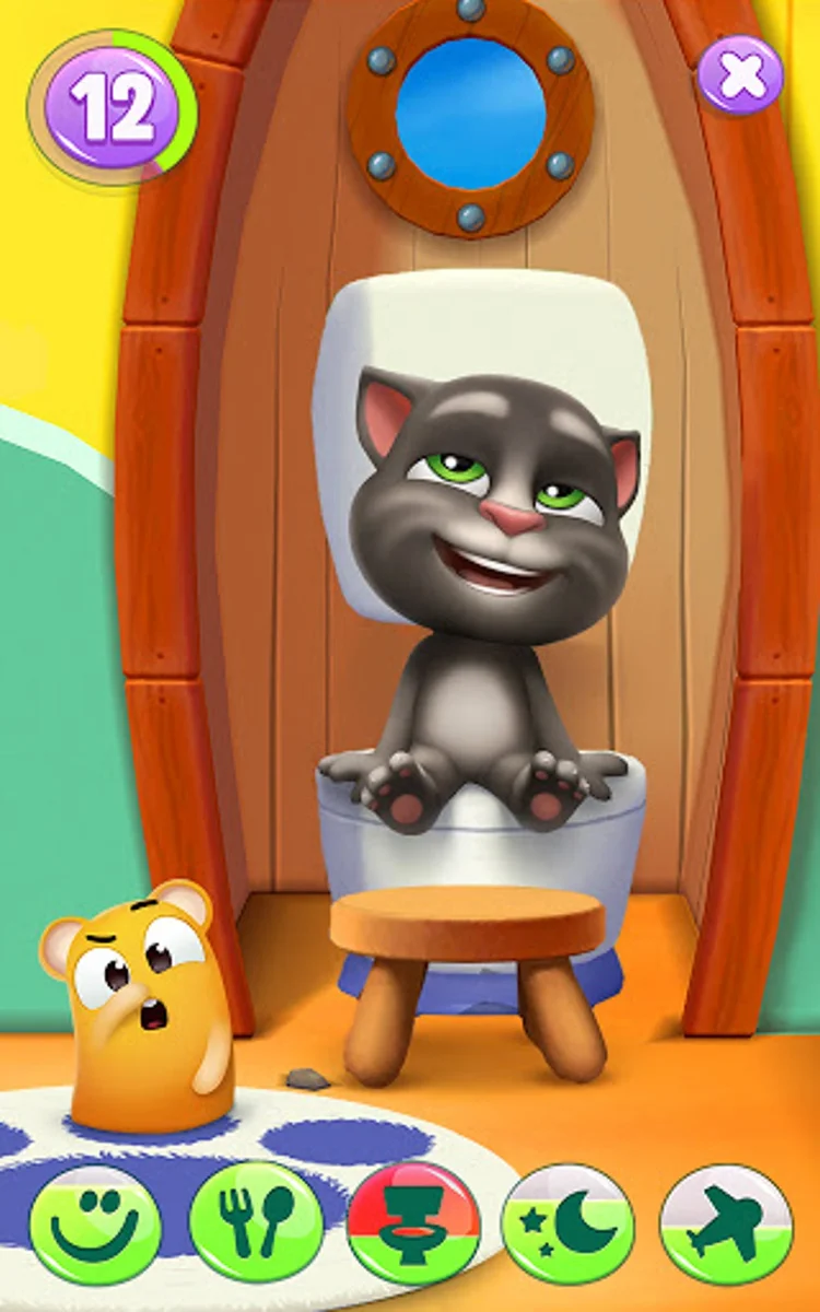 My Talking Tom 2 gameplay with the virtual pet