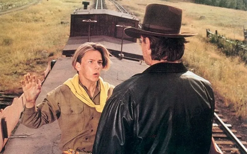 Sequência de trem no sudoeste americano no prólogo de Indiana Jones e a Última Cruzada (1989)