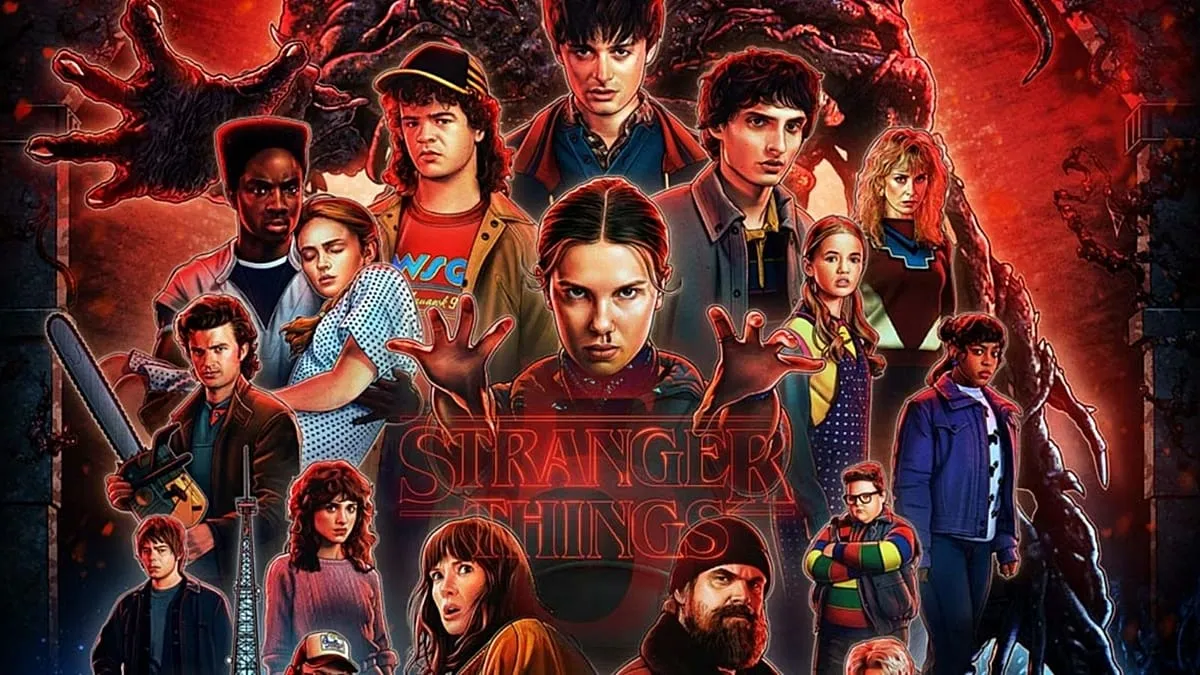 Cena do documentário One Last Adventure sobre Stranger Things 5