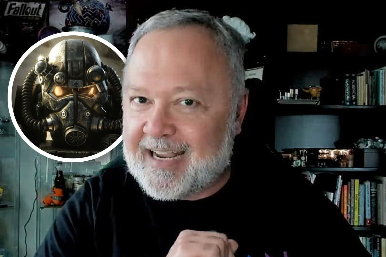 Tim Cain criador de Fallout trabalhando em sua mesa nos anos 90