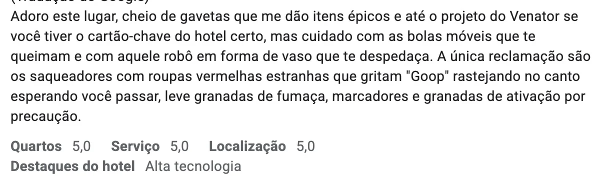 Review do Google Maps - jogadores aparecem a 10 metros