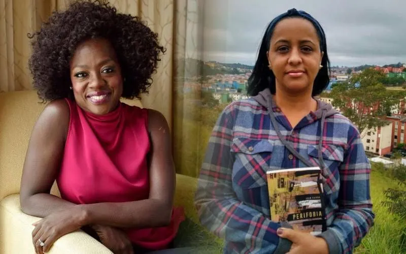 Viola Davis e Lilia Guerra juntas, foto da parceria entre a Ashé Ventures e a Editora Todavia